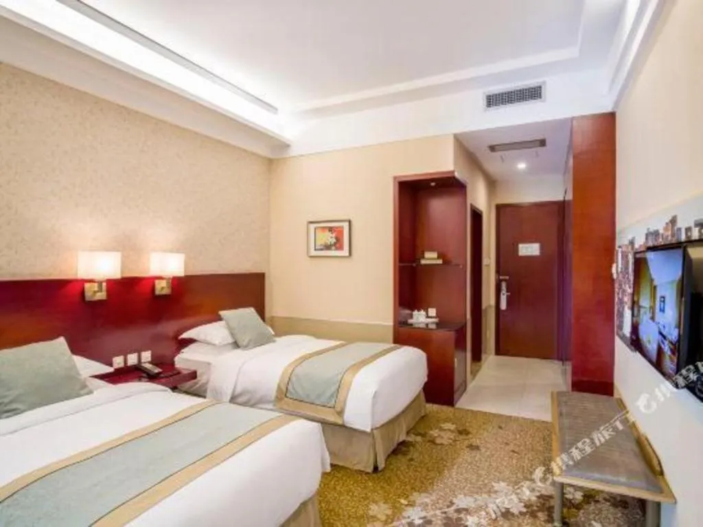 Bed in Langshan Hotel Shenzhen