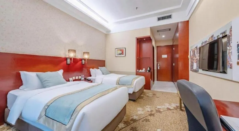 Bed in Langshan Hotel Shenzhen