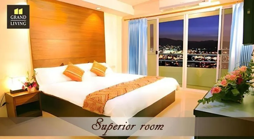 Bed in Grand Living Residence