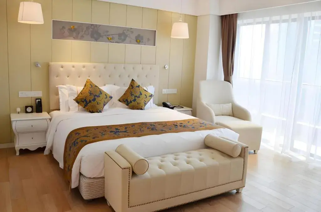 Bed in Wyndham Garden Hotel Bed in Wyndham Garden Hotel