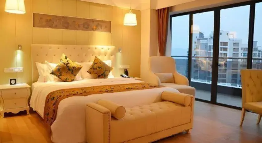 Bed in Wyndham Garden Hotel Bed in Wyndham Garden Hotel