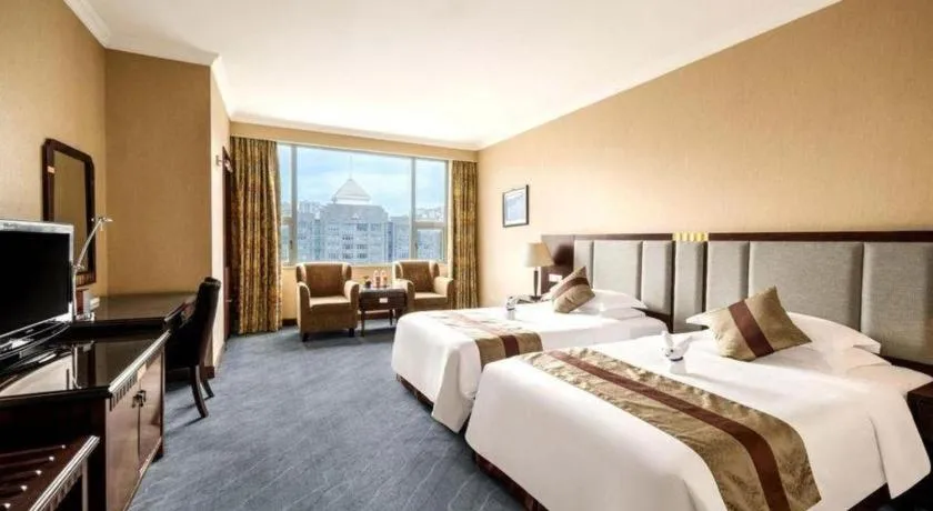 Bed in Chongqing Sunshine Continental Grand Hotel