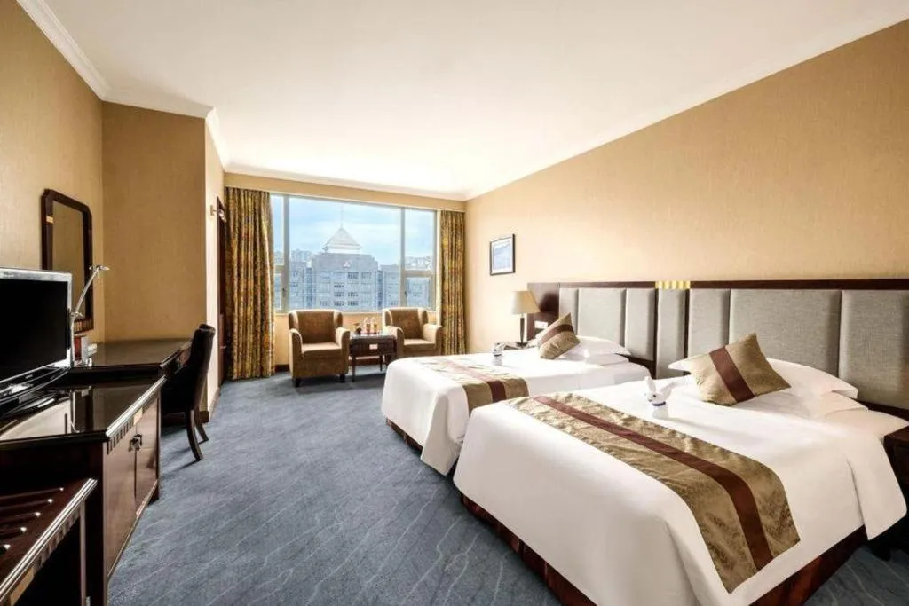 Bed in Chongqing Sunshine Continental Grand Hotel