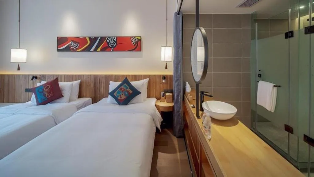 Bed in Grand House Chongqing Dazu Rock Carvings