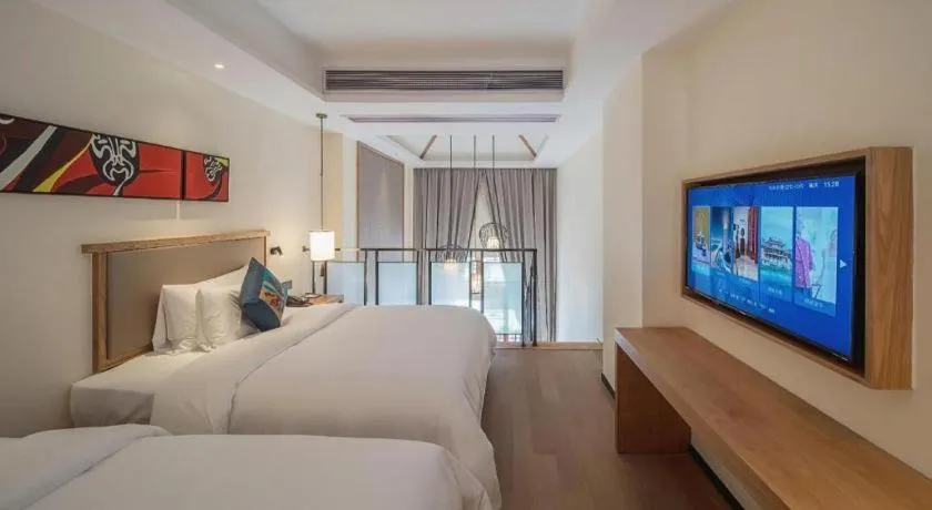 Bed in Grand House Chongqing Dazu Rock Carvings