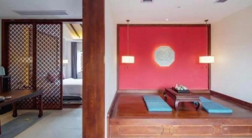 Bed in Grand House Chongqing Dazu Rock Carvings