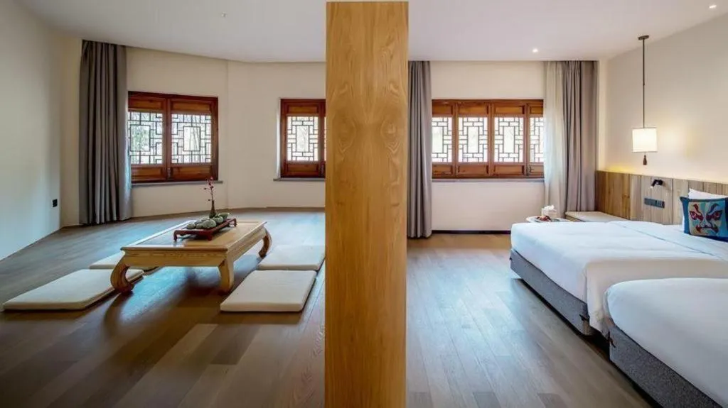 Bed in Grand House Chongqing Dazu Rock Carvings