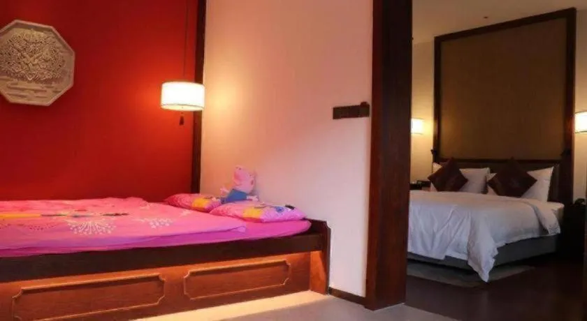 Bed in Grand House Chongqing Dazu Rock Carvings