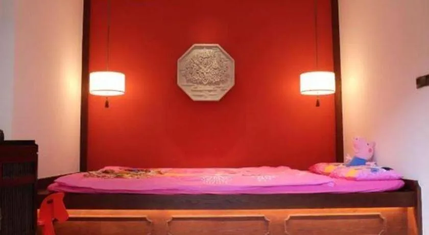 Bed in Grand House Chongqing Dazu Rock Carvings