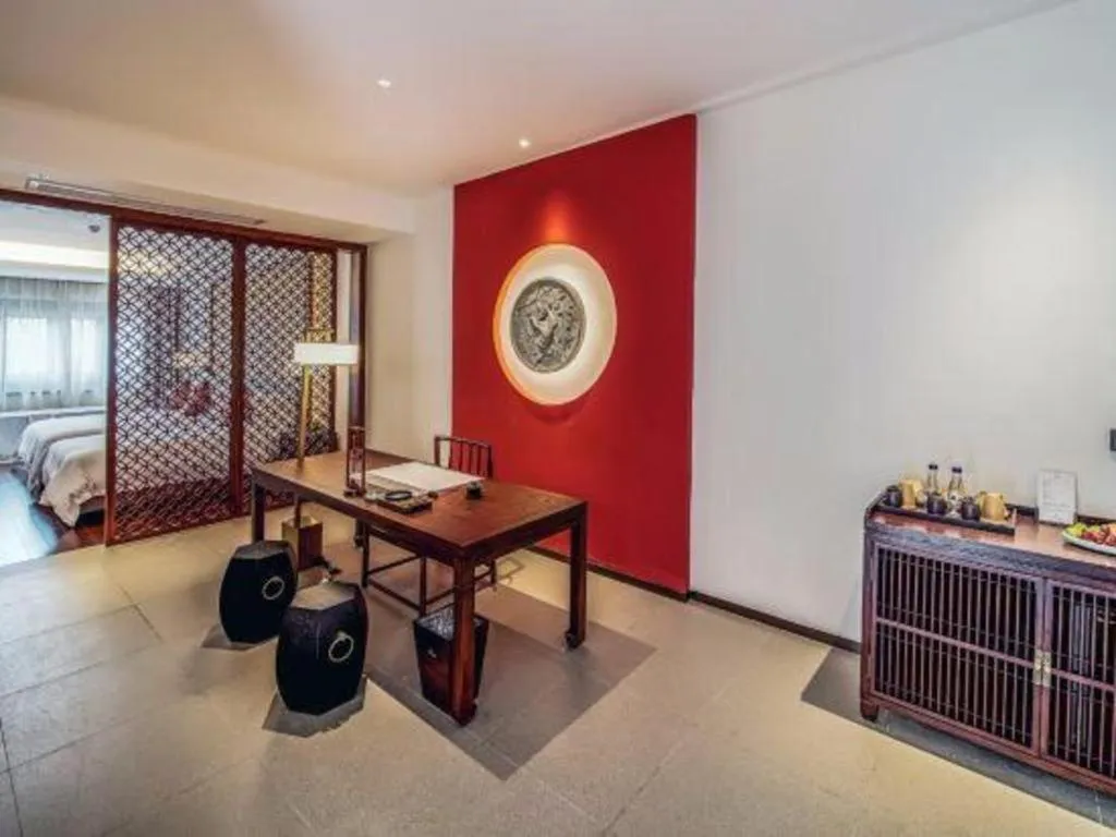 Bed in Grand House Chongqing Dazu Rock Carvings