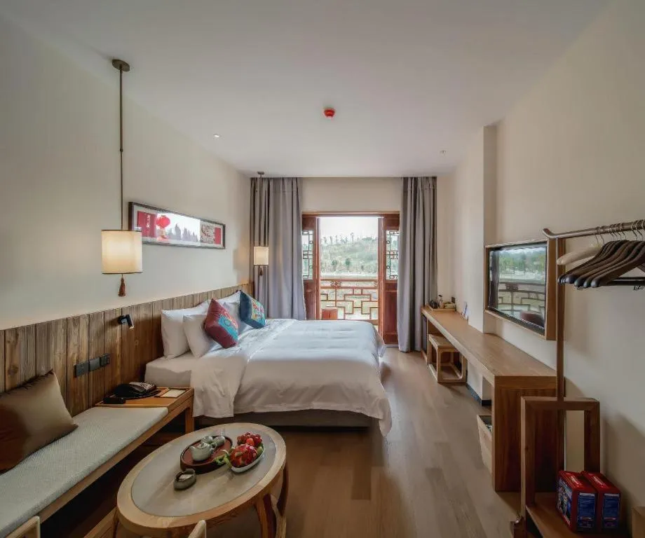 Bed in Grand House Chongqing Dazu Rock Carvings