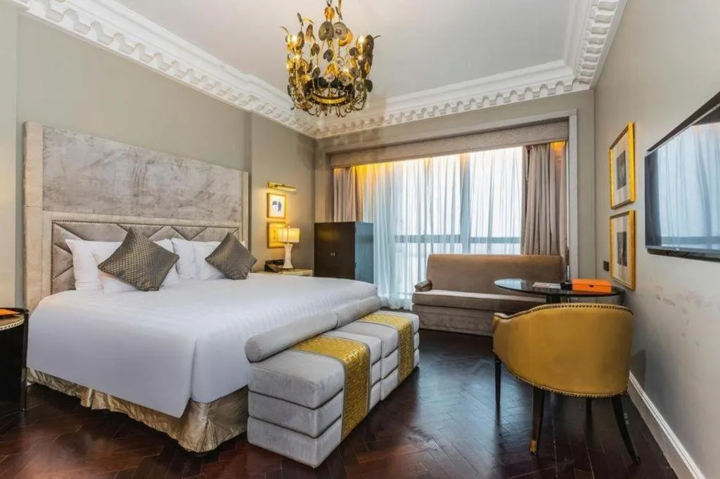 Bed in Grand New Century Hotel Yixing