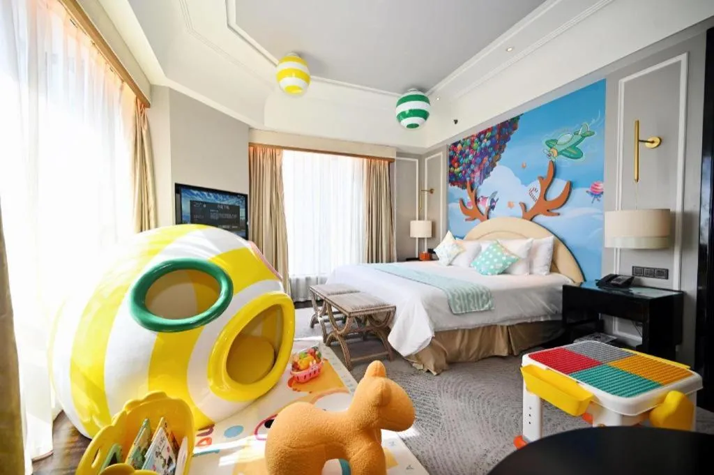 Bed in Grand New Century Hotel Yixing