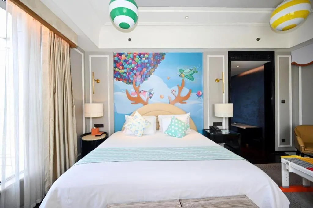 Bed in Grand New Century Hotel Yixing