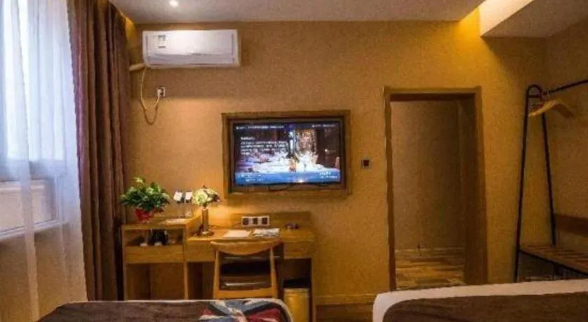 Bed in James Joyce Coffetel·Kaifeng Drum Tower