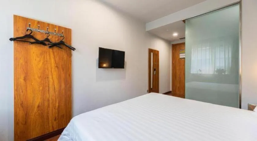 Bed in Jinjiang Inn Style Tianjin Wuqing Traditional Chinese Medical Hospital