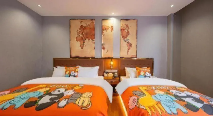 Bed in James Joyce Coffetel·Lijiang Old Town Centeral