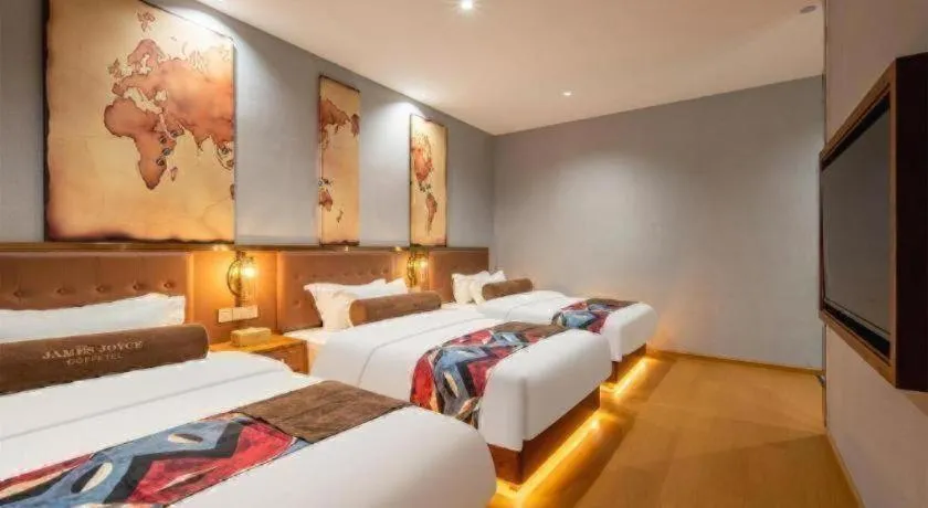 Bed in James Joyce Coffetel·Lijiang Old Town Centeral