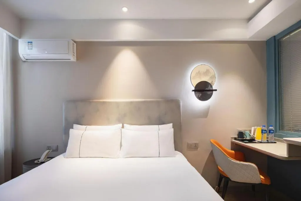 Bed in Magnotel Harbin Medical University First Affiliated Hospital