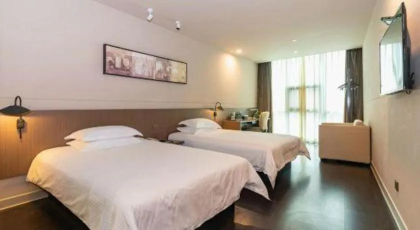 Bed in Jinjiang Inn Select Yancheng Oufeng Hua Street Julong Lake