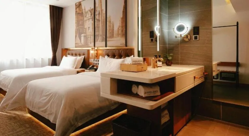 Bed in James Joyce Coffetel·Shanghai New International Expo Cente