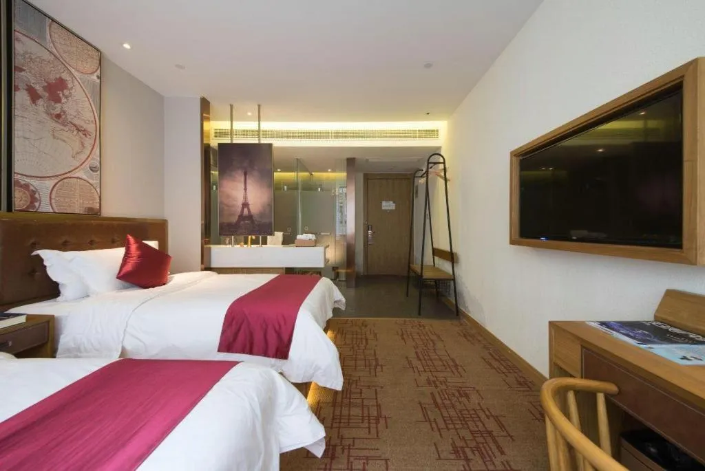 Bed in James Joyce Coffetel·Shanghai New International Expo Cente