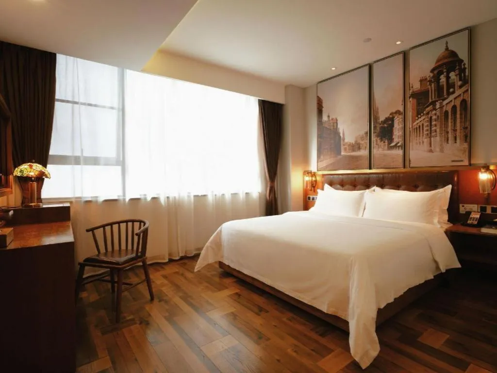 Bed in James Joyce Coffetel·Shanghai New International Expo Cente