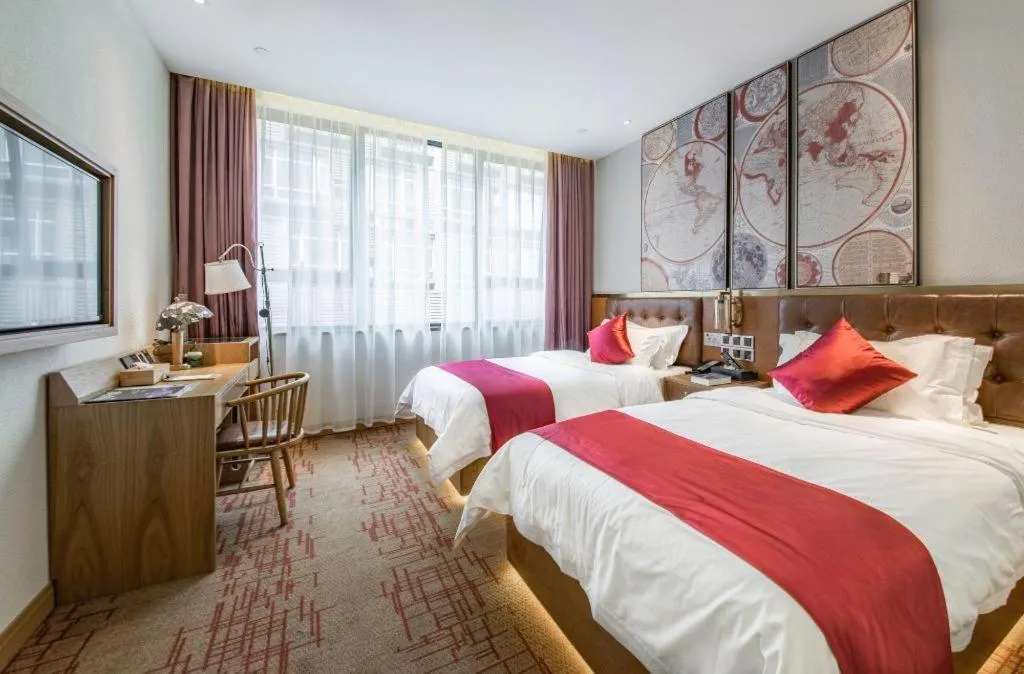 Bed in James Joyce Coffetel·Shanghai New International Expo Cente