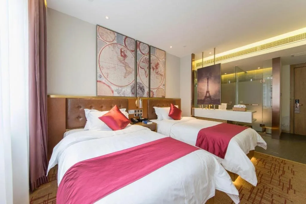 Bed in James Joyce Coffetel·Shanghai New International Expo Cente