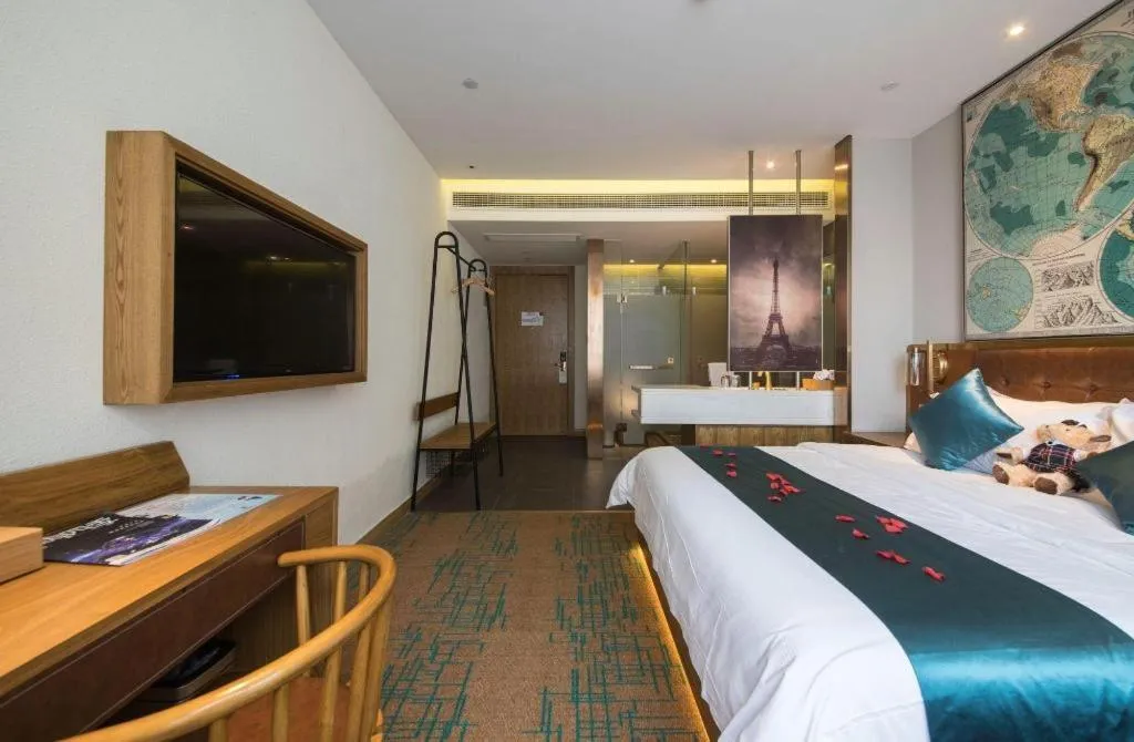 Bed in James Joyce Coffetel·Shanghai New International Expo Cente