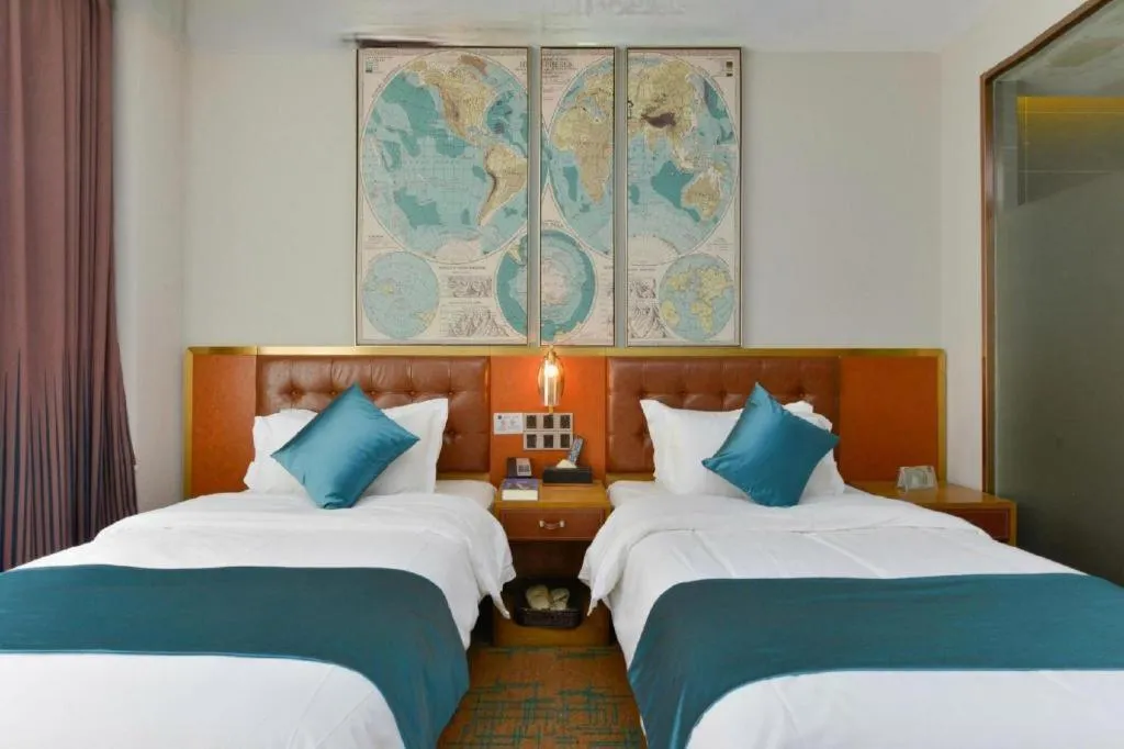 Bed in James Joyce Coffetel·Shanghai New International Expo Cente