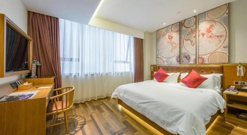 Bed in James Joyce Coffetel·Shanghai New International Expo Cente