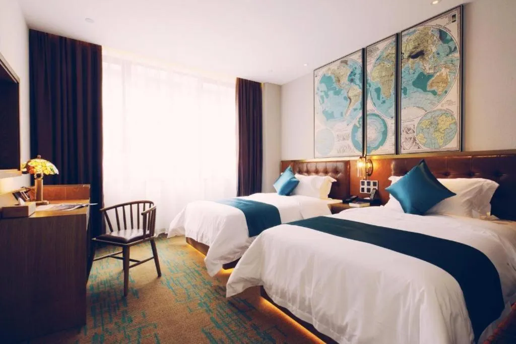 Bed in James Joyce Coffetel·Shanghai New International Expo Cente