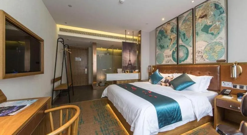 Bed in James Joyce Coffetel·Shanghai New International Expo Cente