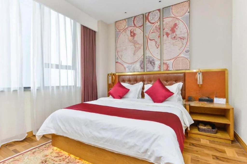 Bed in James Joyce Coffetel·Shanghai New International Expo Cente