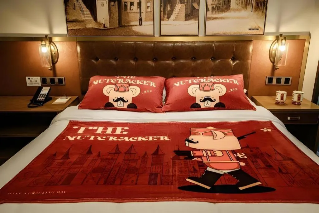 Bed in James Joyce Coffetel·Shanghai New International Expo Cente