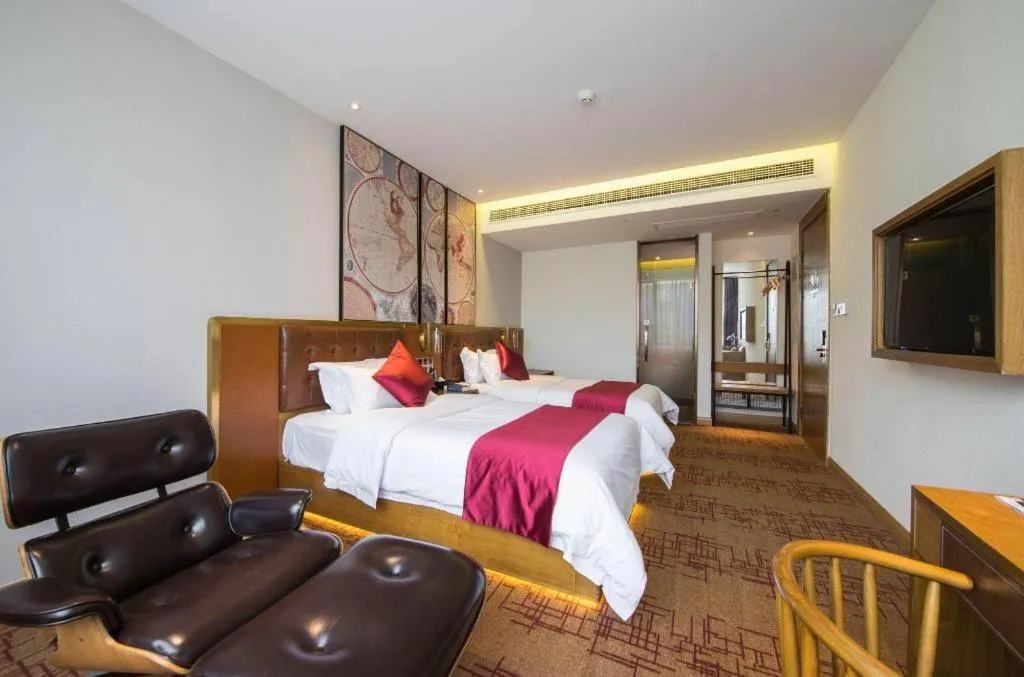 Bed in James Joyce Coffetel·Shanghai New International Expo Cente