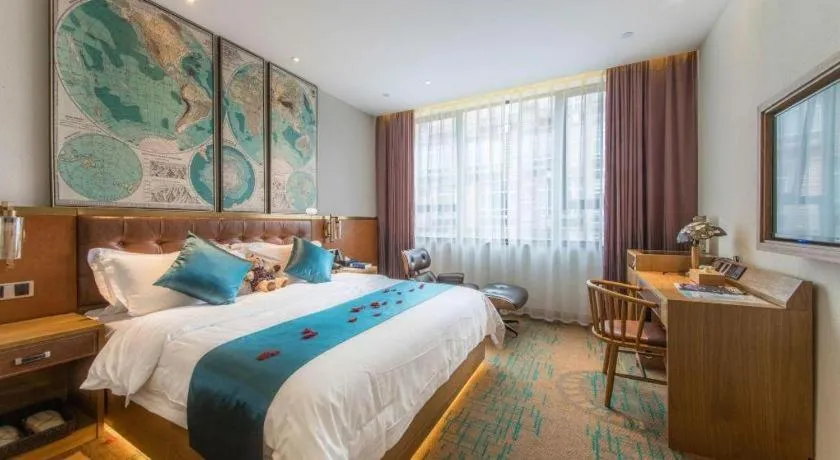 Bed in James Joyce Coffetel·Shanghai New International Expo Cente