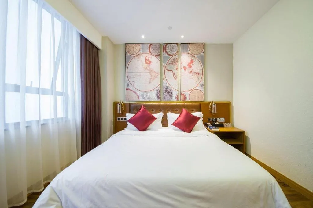 Bed in James Joyce Coffetel·Shanghai New International Expo Cente