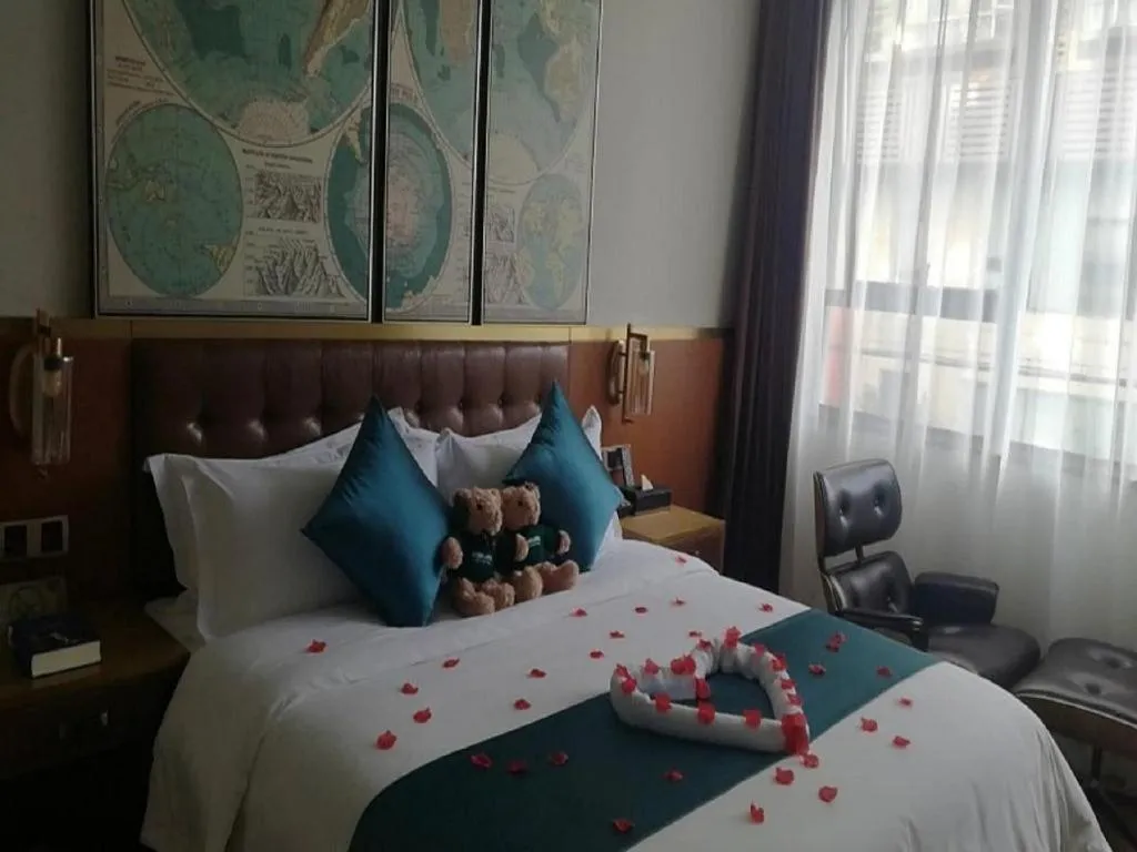 Bed in James Joyce Coffetel·Shanghai New International Expo Cente