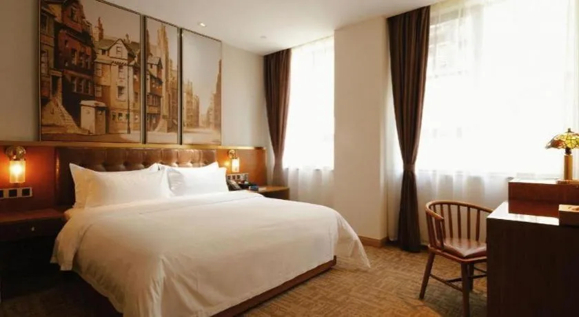 Bed in James Joyce Coffetel·Shanghai New International Expo Cente