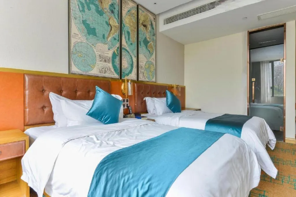 Bed in James Joyce Coffetel·Shanghai New International Expo Cente