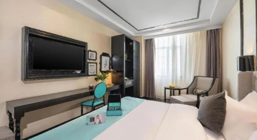 Bed in Xana Hotelle·Xining Dashizi Central Square