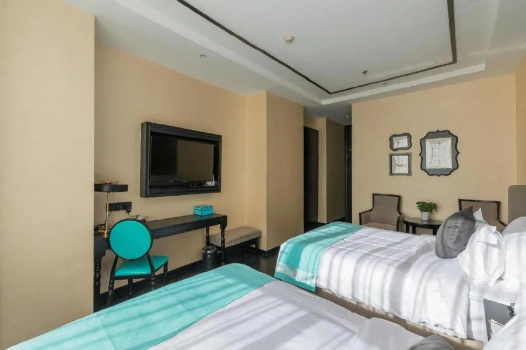 Bed in Xana Hotelle·Xining Dashizi Central Square