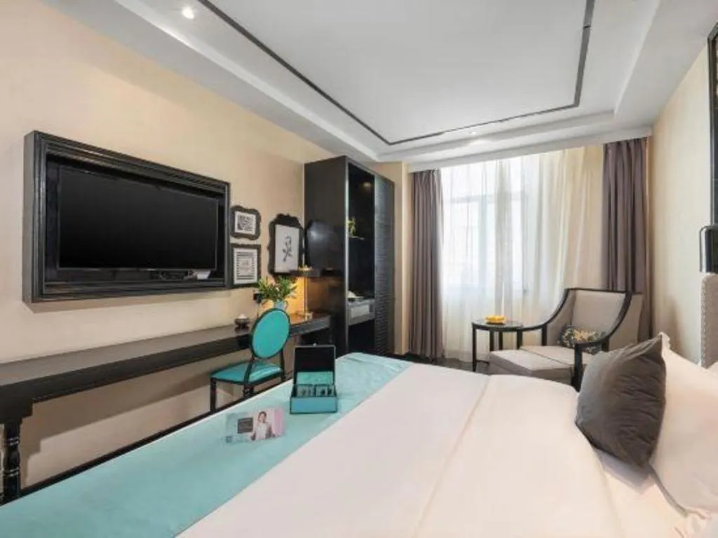 Bed in Xana Hotelle·Xining Dashizi Central Square