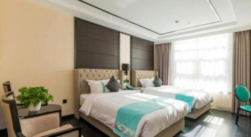 Bed in Xana Hotelle·Xining Dashizi Central Square