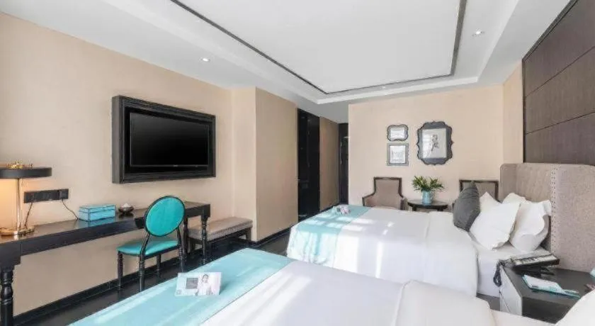 Bed in Xana Hotelle·Xining Dashizi Central Square