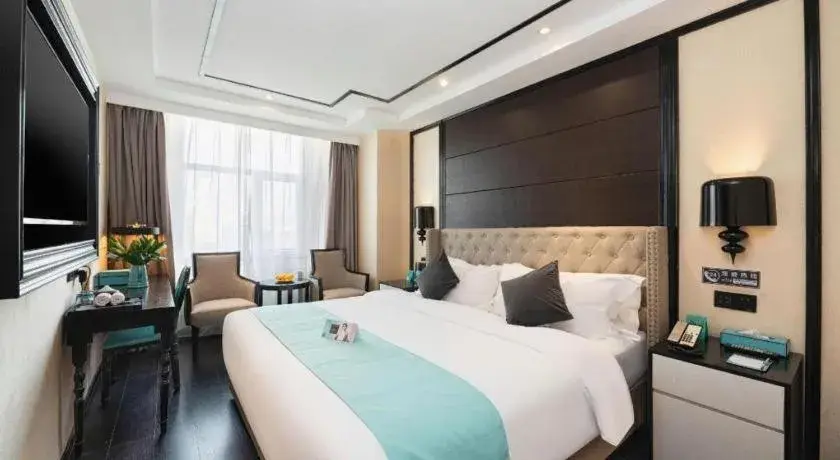 Bed in Xana Hotelle·Xining Dashizi Central Square Bed in Xana Hotelle·Xining Dashizi Central Square
