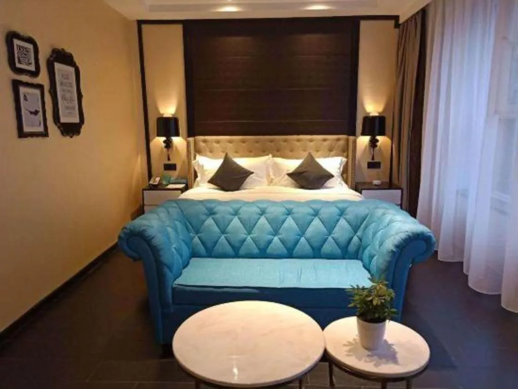 Bed in Xana Hotelle·Xining Dashizi Central Square