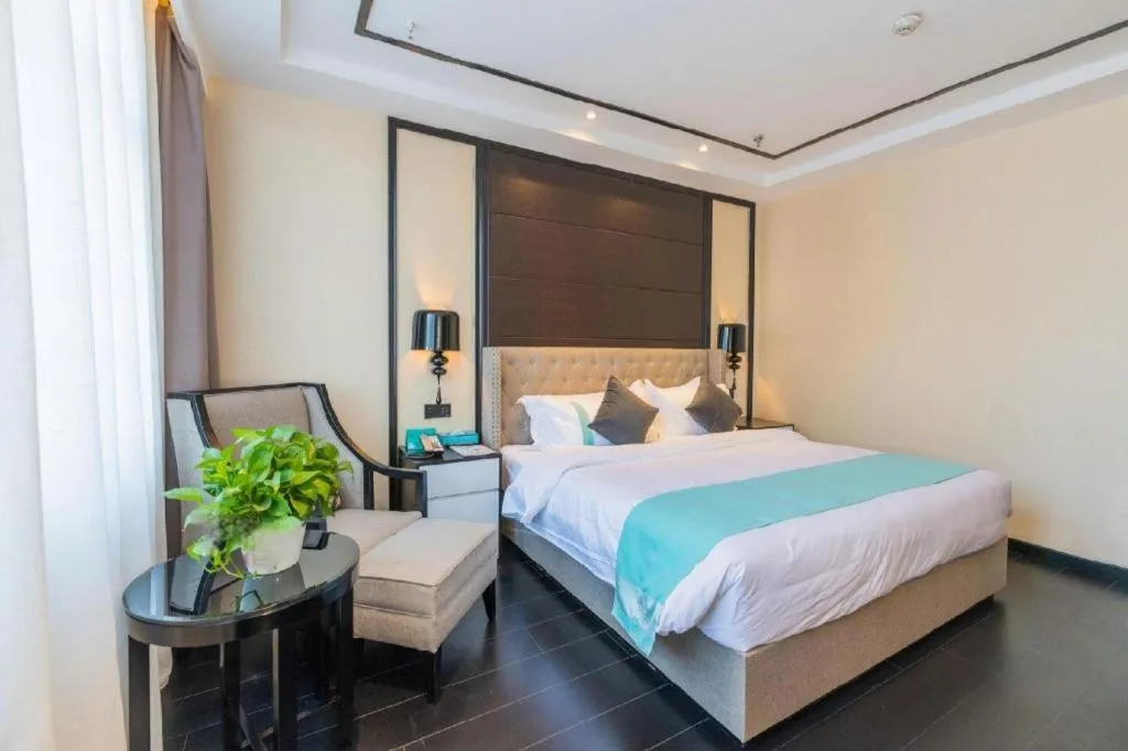 Bed in Xana Hotelle·Xining Dashizi Central Square